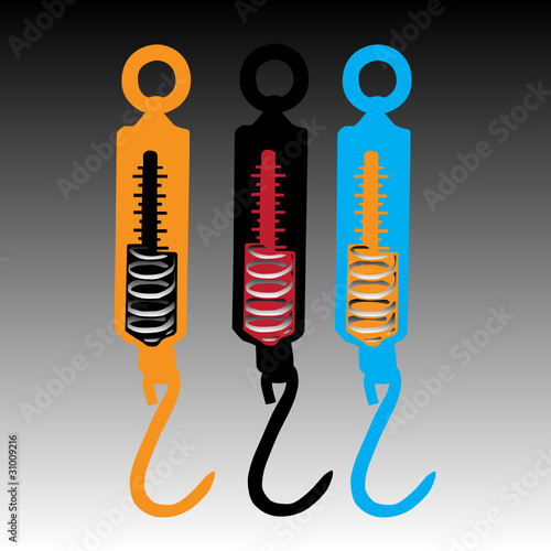vector illustration of a balance