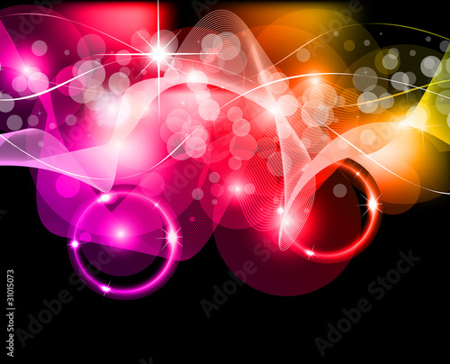 Abstract Space Scenary of llight