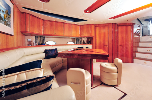 Luxury yacht interior © Andreas Karelias