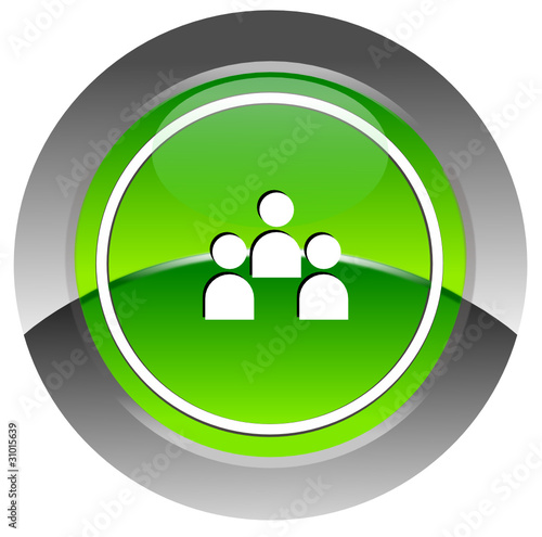 Community glossy icon