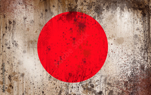 bandera japón tsunami
