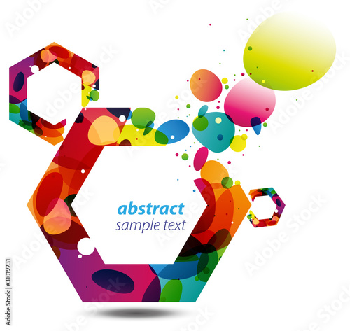 Abstract Hexagon Background