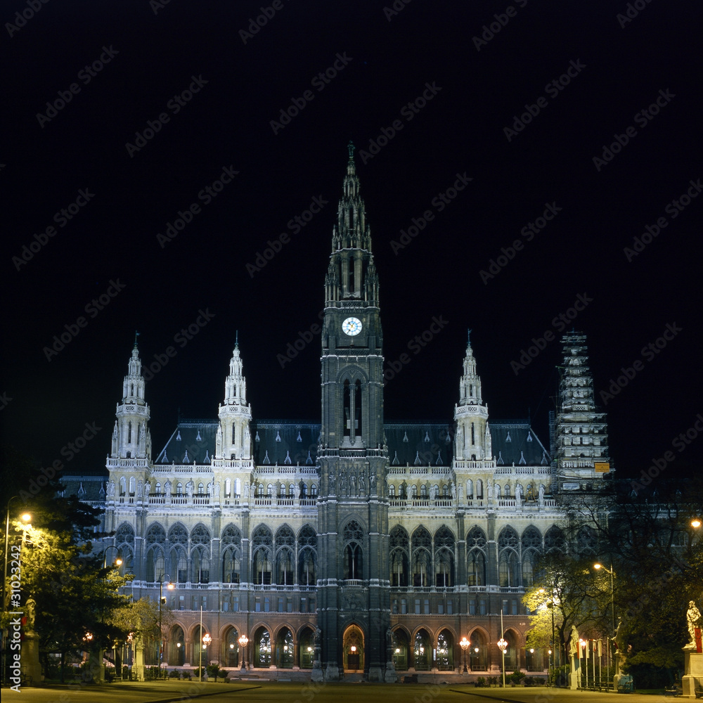Fototapeta premium Town Hall in Vienna