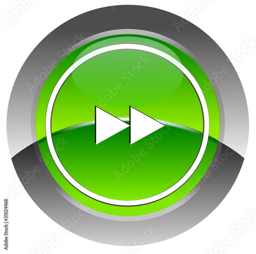 Forward glossy icon