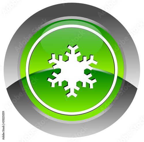 Ice glossy icon