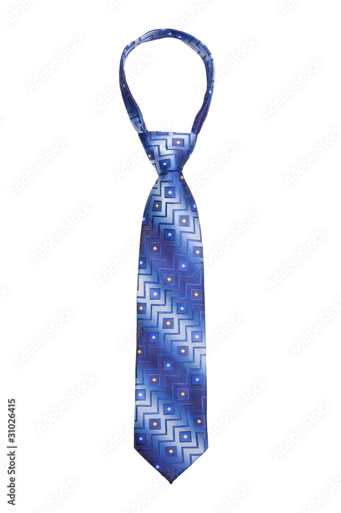 Luxury tie on white background Luxury tie on white background