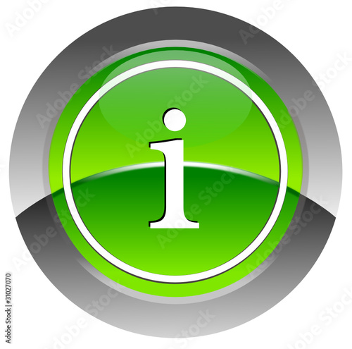 Info glossy icon