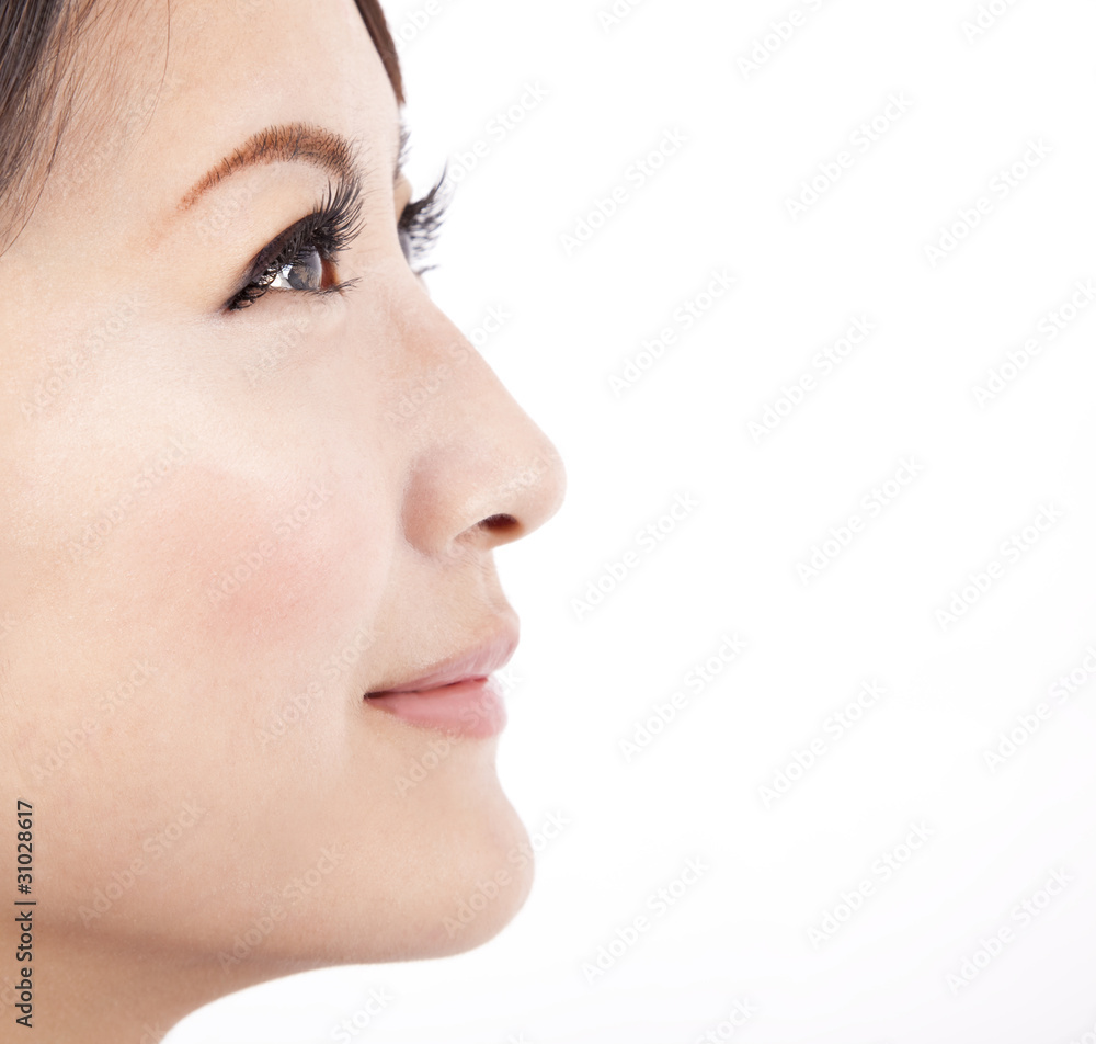Close up face of a beauty asian woman Close up face of a beauty asian woman