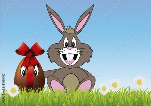 Pâques Lapin Oeuf