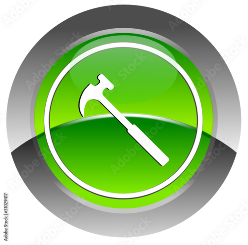 Hammer  glossy icon