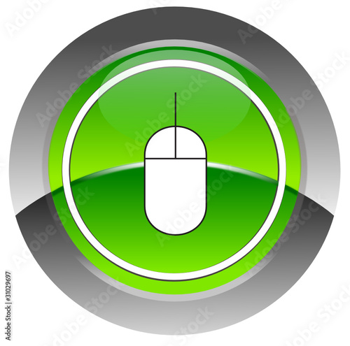 Mouse glossy icon
