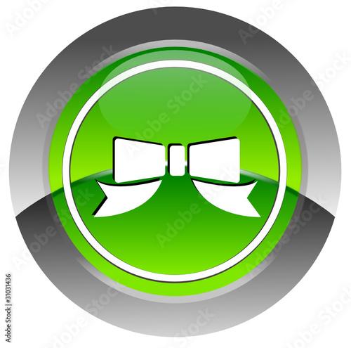 Papillon glossy icon