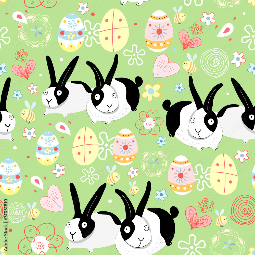 texture Easter bunnies
