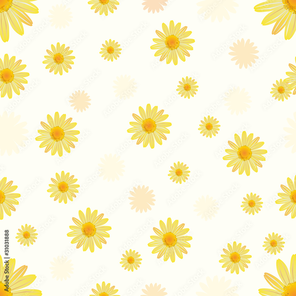 yellow daisies pattern yellow daisies pattern