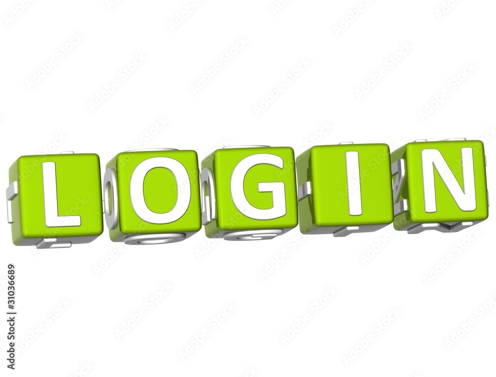 Login Cube text Login Cube text
