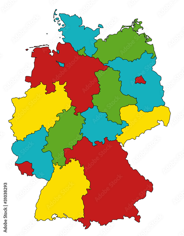 german administration map