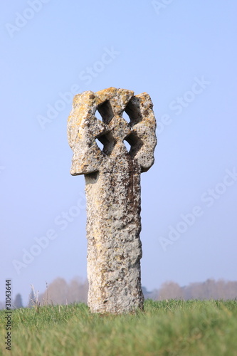 Obraz na plátně very old cross of the Templars