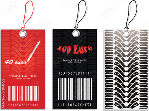 Set of Price tags