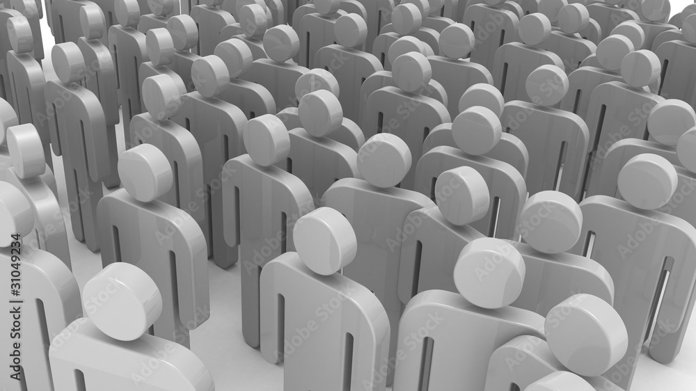 Fototapeta premium Crowd