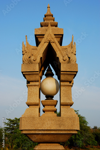 Lantern Thai pavilion sculpture