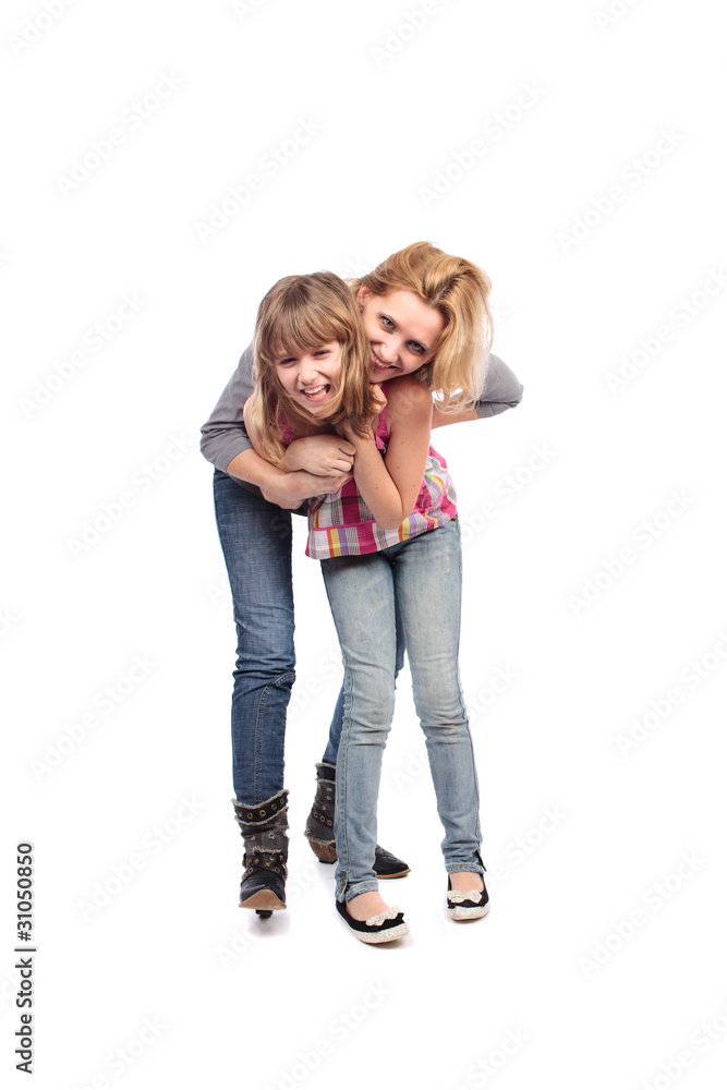 Mother and daughter Mother and daughter