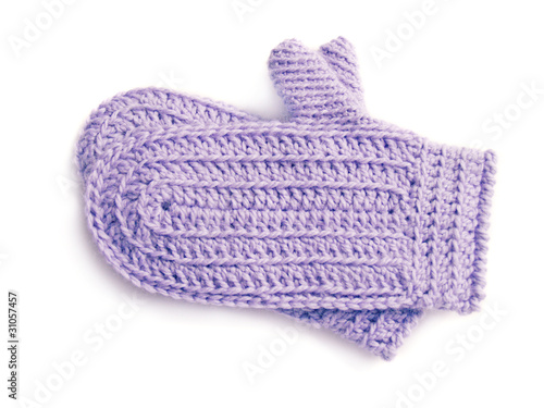 knitted mittens