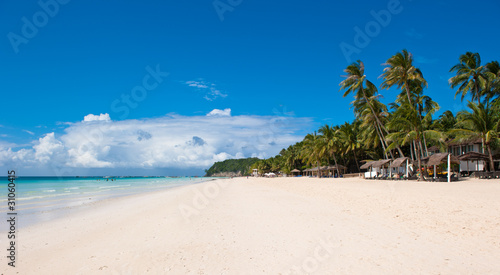 White beach  Boracay Island  Philippines