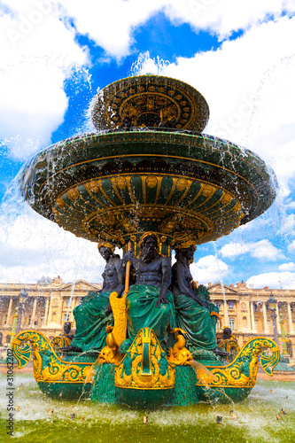 Fountain in Paris, Place de la Concorde