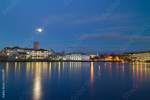 Limerick city at night