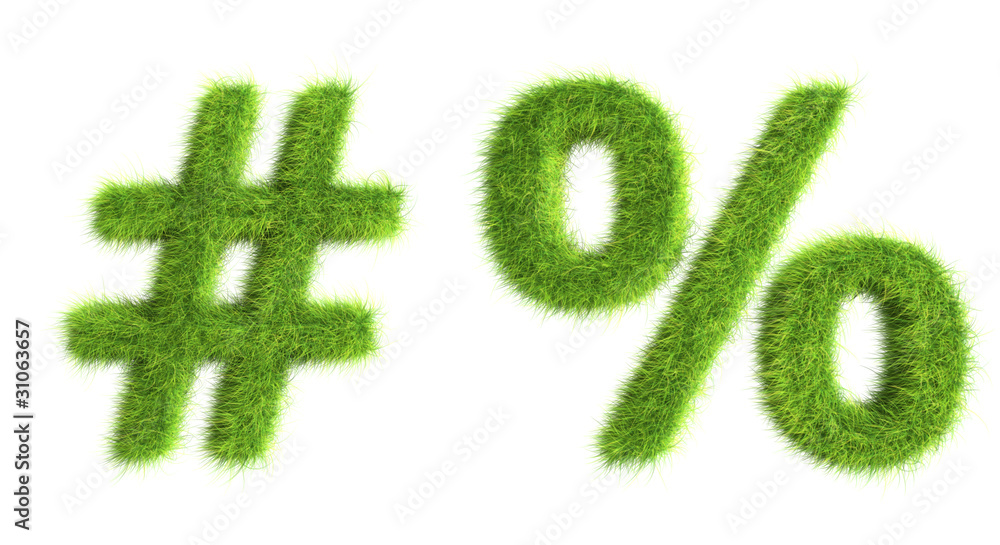 Grass symbols Grass symbols