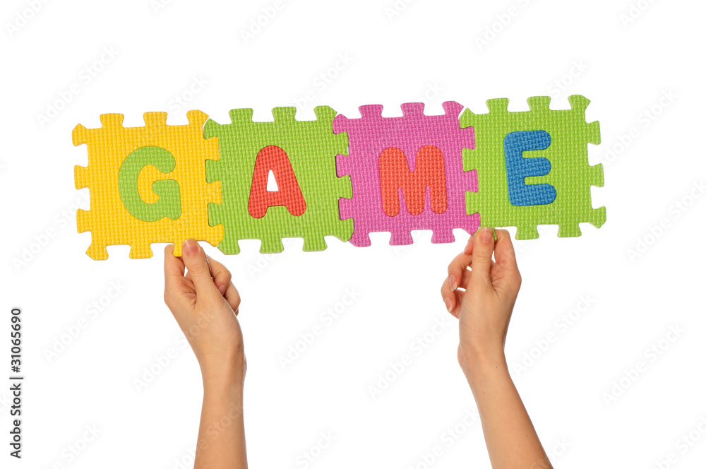 Fototapeta premium word game