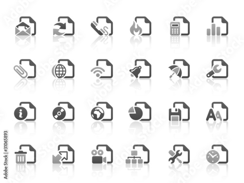 Black Gray Vector Icons