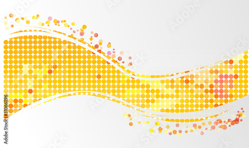 Mosaic gold background