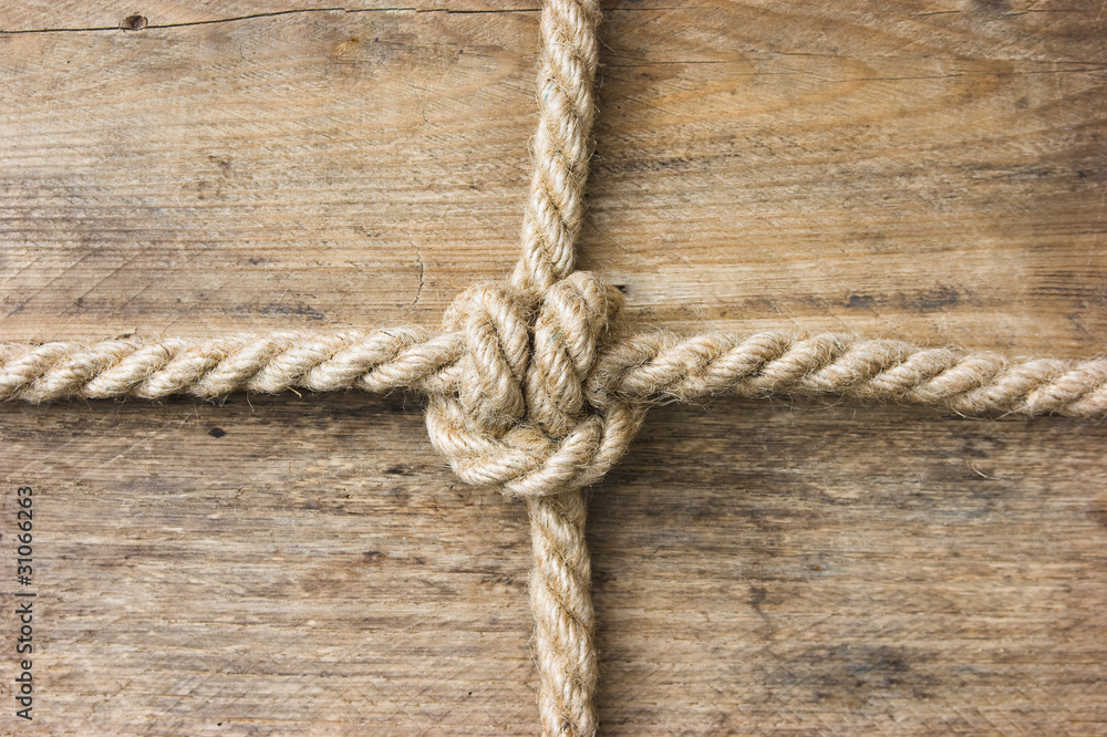 Fototapeta premium Rope with knots