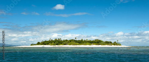 uninhabited remote island of Mala Mala part of Fiji Islands