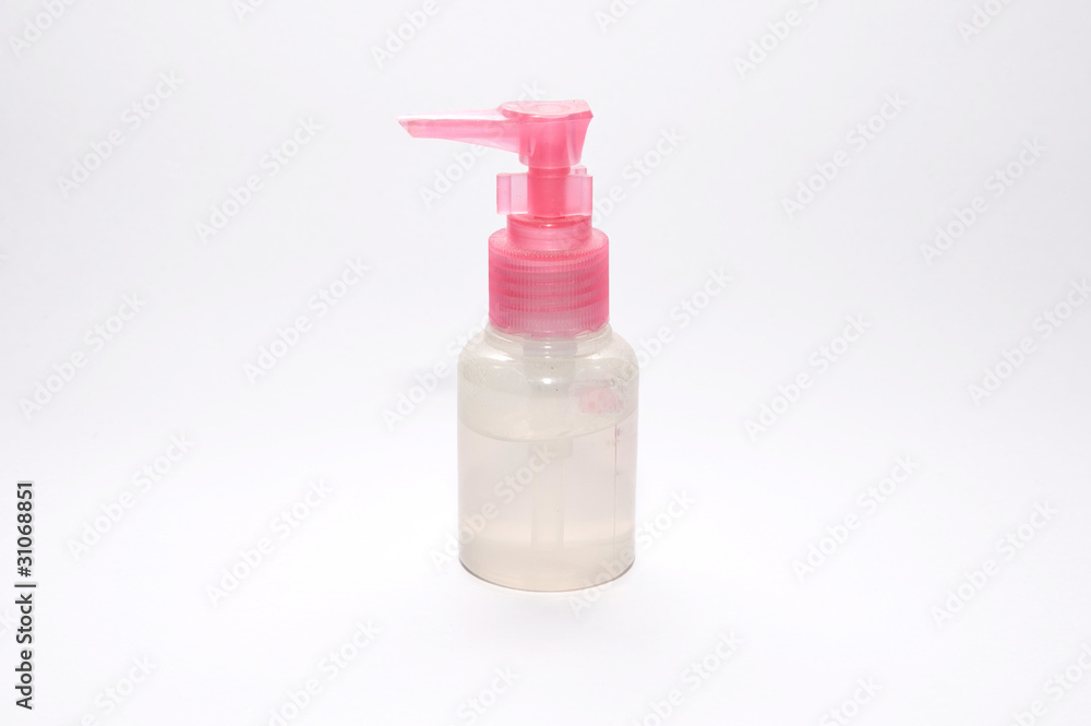 plastic pump bottle isolated plastic pump bottle isolated