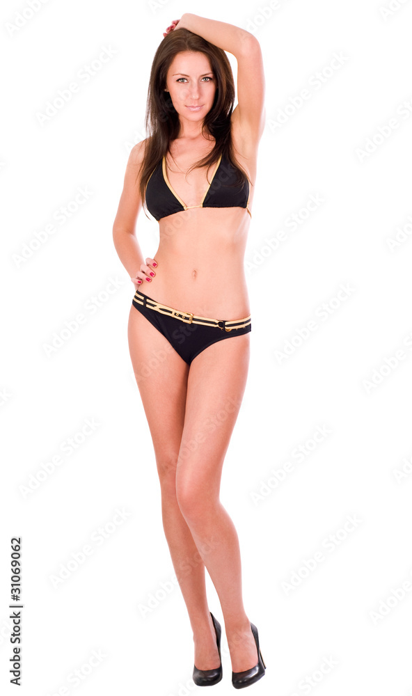 Sexy woman with perfect body (isolated on white background) Sexy woman with perfect body (isolated on white background)