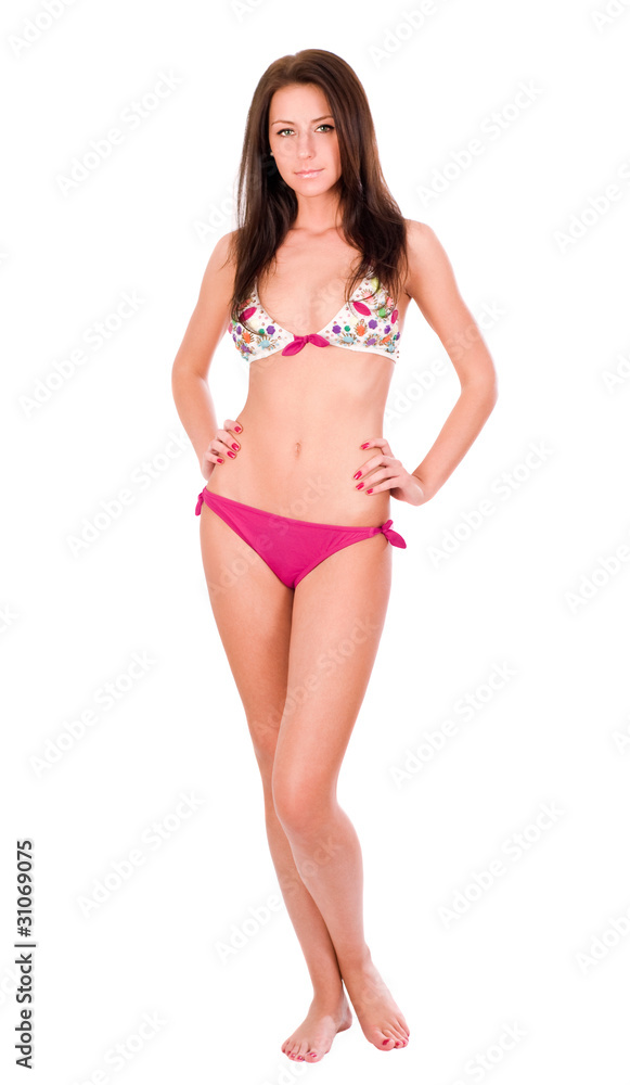 Sexy woman with perfect body (isolated on white background) Sexy woman with perfect body (isolated on white background)