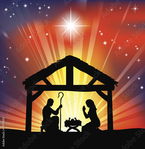 Traditional Christian Christmas Nativity Scene #31074656