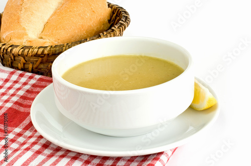 Red lentil soup