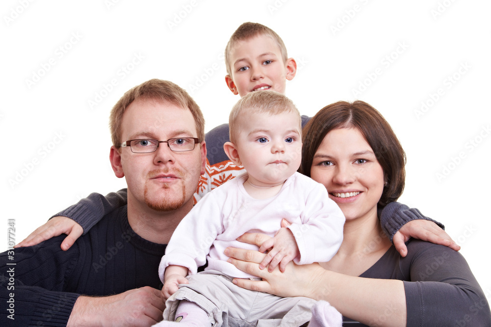 Gemeinsames Familienfoto