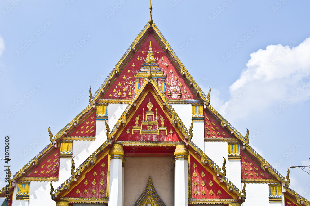 Naklejka premium Viharn Phra Mongkol Bo-Bitr