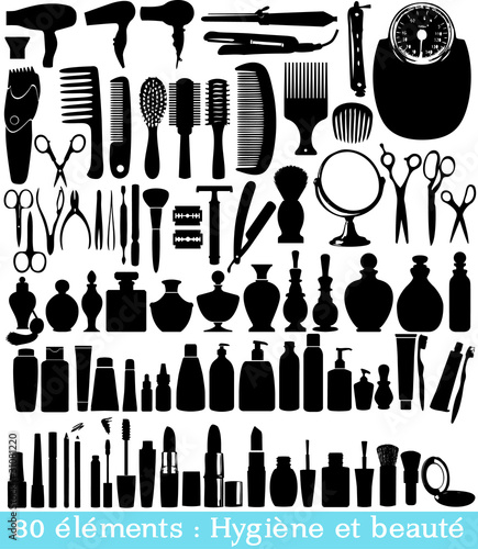 80 éléments hygiène et beauté
