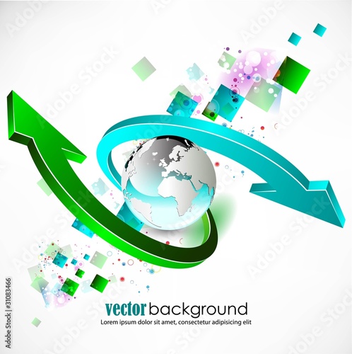 vector globe