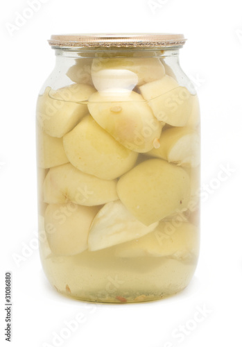 Canned apples