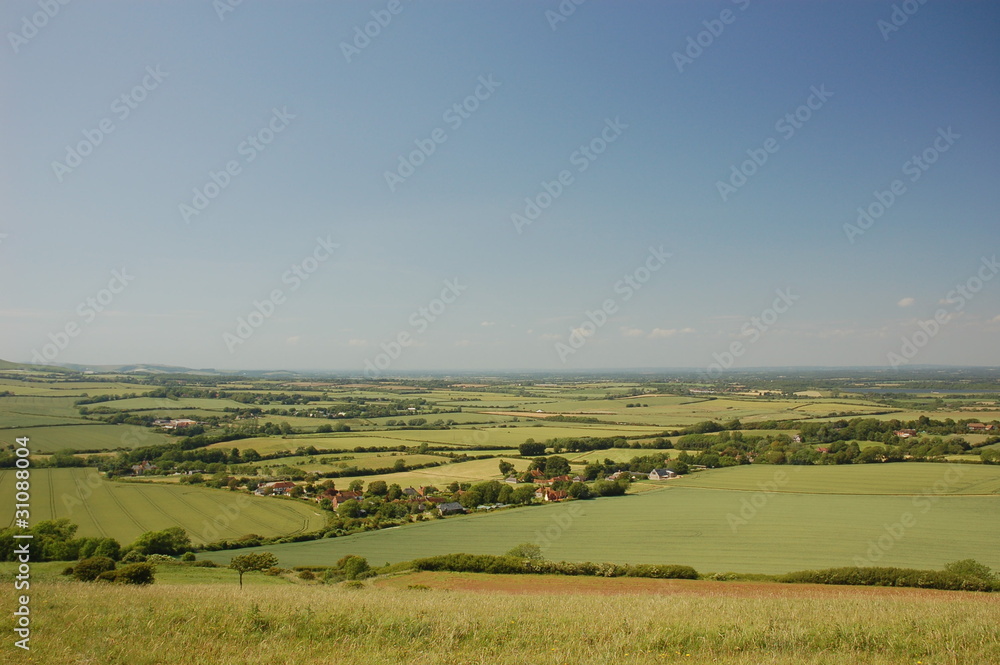 Fototapeta premium Rolling English countryside