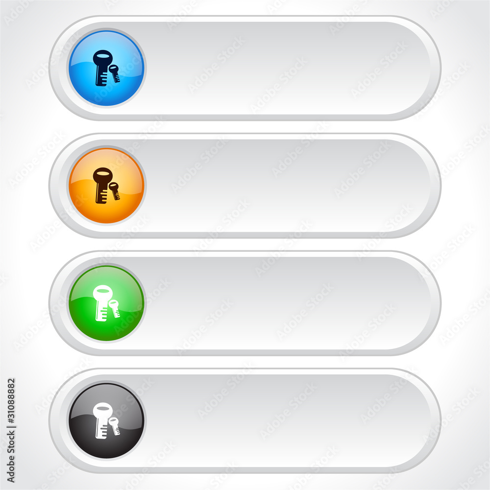 Buttons for web. Vector. Buttons for web. Vector.