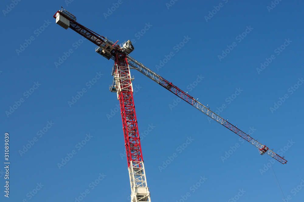 Gru per cantiere di costruzione - Milano Porta Nuova Gru per cantiere di costruzione - Milano Porta Nuova