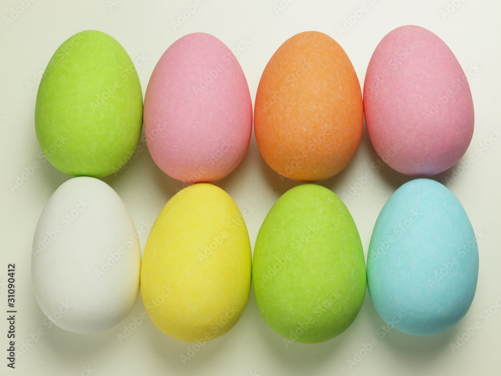 Colorful Easter eggs. Colorful Easter eggs.