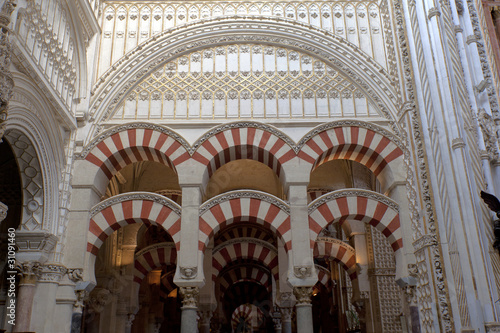 Mezquita interior view